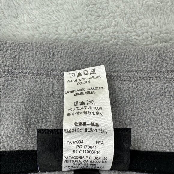 Patagonia Synchilla Grey Fleece Vest Men’s Size M - Picture 9 of 11